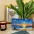 Let The Sea Set You Healing Night Free Sea Glass Framed Art - Seaglass Card - 6" X 8" - image 1