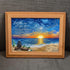 Let The Sea Set You Healing Night Free Sea Glass Framed Art - image 4