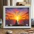 Collect Moments Sunset Couple Sea Glass Framed Art - White - 6" X 8" - image 9