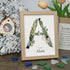 Custom Name Initial Sea Glass Framed Art - Oak - A - 8" X 6" - image 1