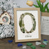 Custom Name Initial Sea Glass Framed Art - Oak - O - 8" X 6" - image 18