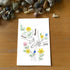 "Made With Love" Family Tree Custom Names Sea Glass Framed Art - Seaglass Card - 8" X 6" - image 1