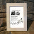 Love Story Custom Names & Photo Sea Glass Framed Art - image 0