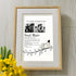 Love Story Custom Names & Photo Sea Glass Framed Art - image 3