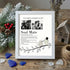 Love Story Custom Names & Photo Sea Glass Framed Art - White - 8" X 6" - image 9