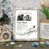 Love Story Custom Names & Photo Sea Glass Framed Art - Retro White - 8" X 6" - image 10