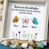 Sister Butterflies Custom Name Sea Glass Framed Art - image 5