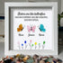 Sister Butterflies Custom Name Sea Glass Framed Art - image 0