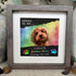 Personalized Rainbow Bridge Pet Memorial Sea Glass Framed Art - image 5