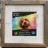Personalized Rainbow Bridge Pet Memorial Sea Glass Framed Art - image 3