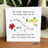 Infinity Symbol Custom Friendship Names Sea Glass Framed Art - Seaglass Card - 8" X 8" - image 1