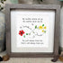 Infinity Symbol Custom Friendship Names Sea Glass Framed Art - image 0