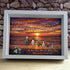 "Best Things In Life" Custom Family Names & Year Sea Glass Framed Art - image 0