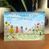 Meadow Wildflower Custom Names & Date Family Sea Glass Framed Art - Seaglass Card - 6" X 8" - image 1
