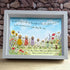 Meadow Wildflower Custom Names & Date Family Sea Glass Framed Art - image 6