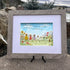 Meadow Wildflower Custom Names & Date Family Sea Glass Framed Art - image 4