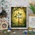 Wanderlust Soul Tree Of Life Sea Glass Framed Art - Retro White - 8" X 6" - image 10