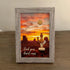 Find Your Desert Oasis Sunset Cactus Sea Glass Framed Art - image 4
