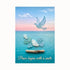 "Peace Begins With A Smile" Dove Sea Glass Framed Art - image 2