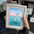 "Peace Begins With A Smile" Dove Sea Glass Framed Art - image 0
