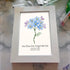 Forget Me Not Blue Floral Sea Glass Framed Art - image 3