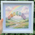 "After Every Storm Comes A Rainbow" Birds Sea Glass Framed Art - image 0