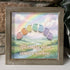 "After Every Storm Comes A Rainbow" Birds Sea Glass Framed Art - image 2