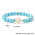 Ocean Agate Sea Turtle Beaded Stretch Bracelet - Recycled Sea Glass Beads Supporting Ocean Cleanup - image 6