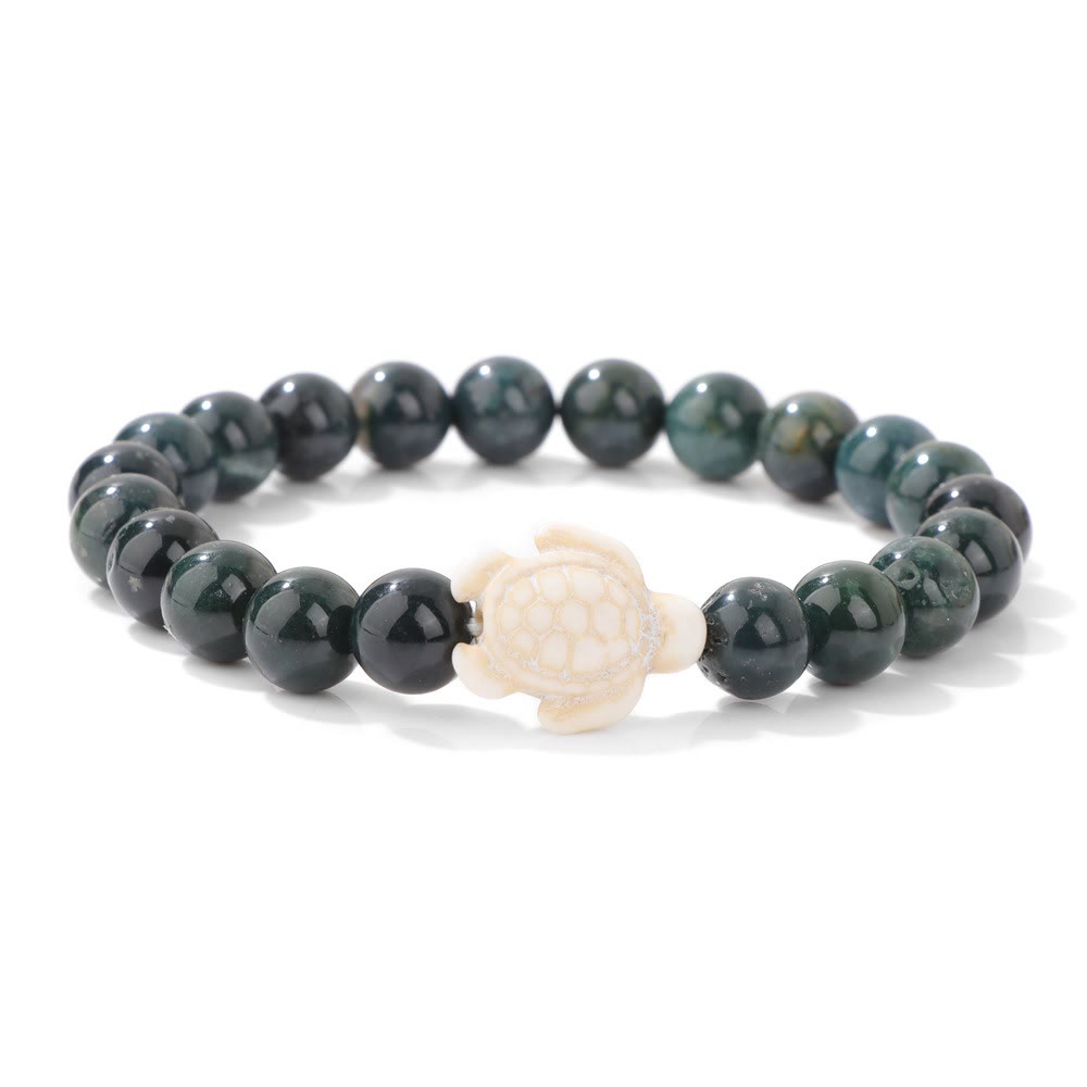 FREE Today: Ocean Agate Sea Turtle Beaded Stretch Bracelet - Recycled Sea Glass Beads Supporting Ocean Cleanup - image 15