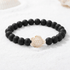FREE Today: Ocean Agate Sea Turtle Beaded Stretch Bracelet - Recycled Sea Glass Beads Supporting Ocean Cleanup - Matte Black - 7.48"/19cm - image 20