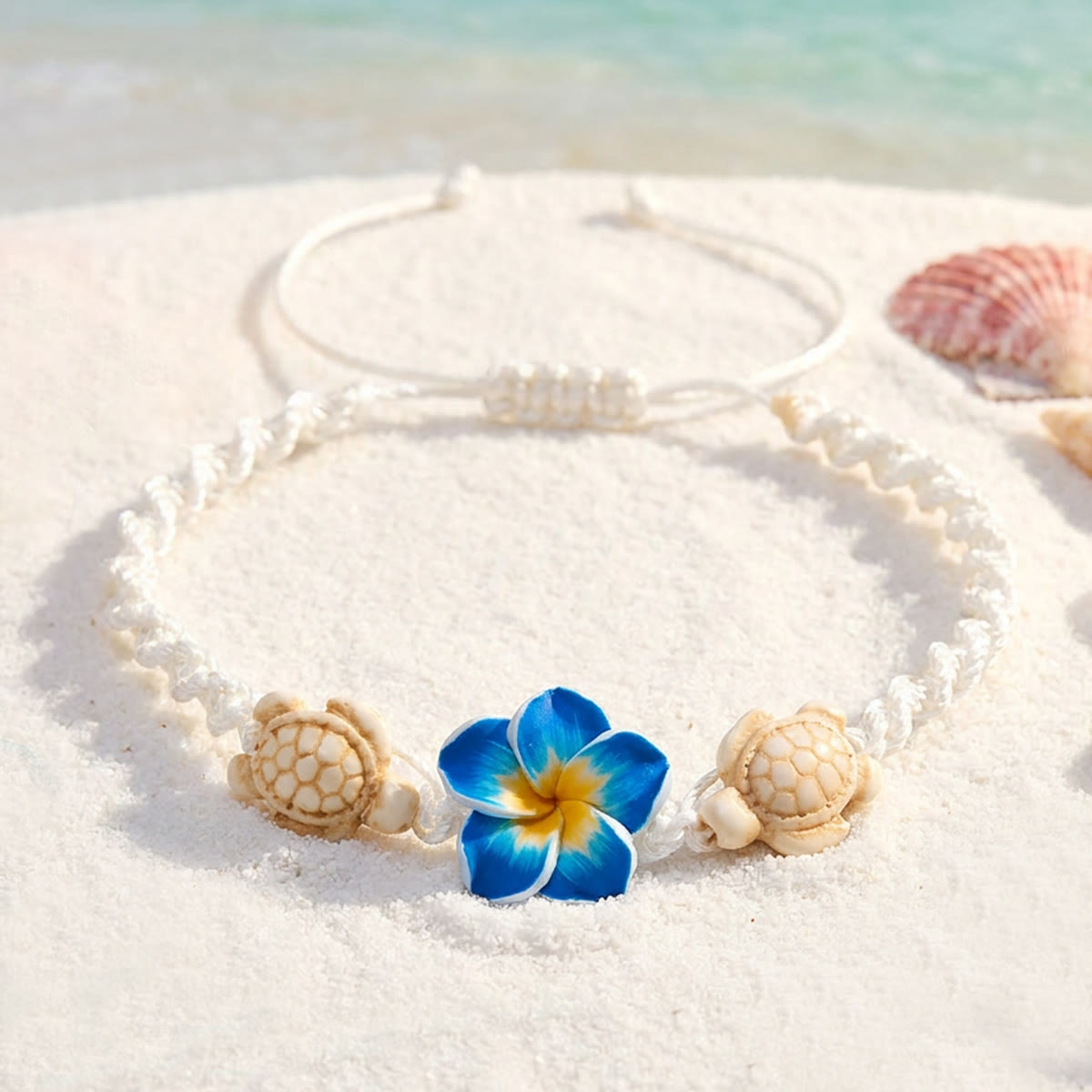 FREE Today: Hand-Woven Plumeria & Sea Turtle Rope Bracelet- Recycled Ocean Jewelry That Restores Marine Habitats - image 6