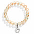 Save the Dolphins Recycled Glass Bracelet – Dolphin Pendant With 8mm Frosted Gold-Speckled Glass Beads - image 9