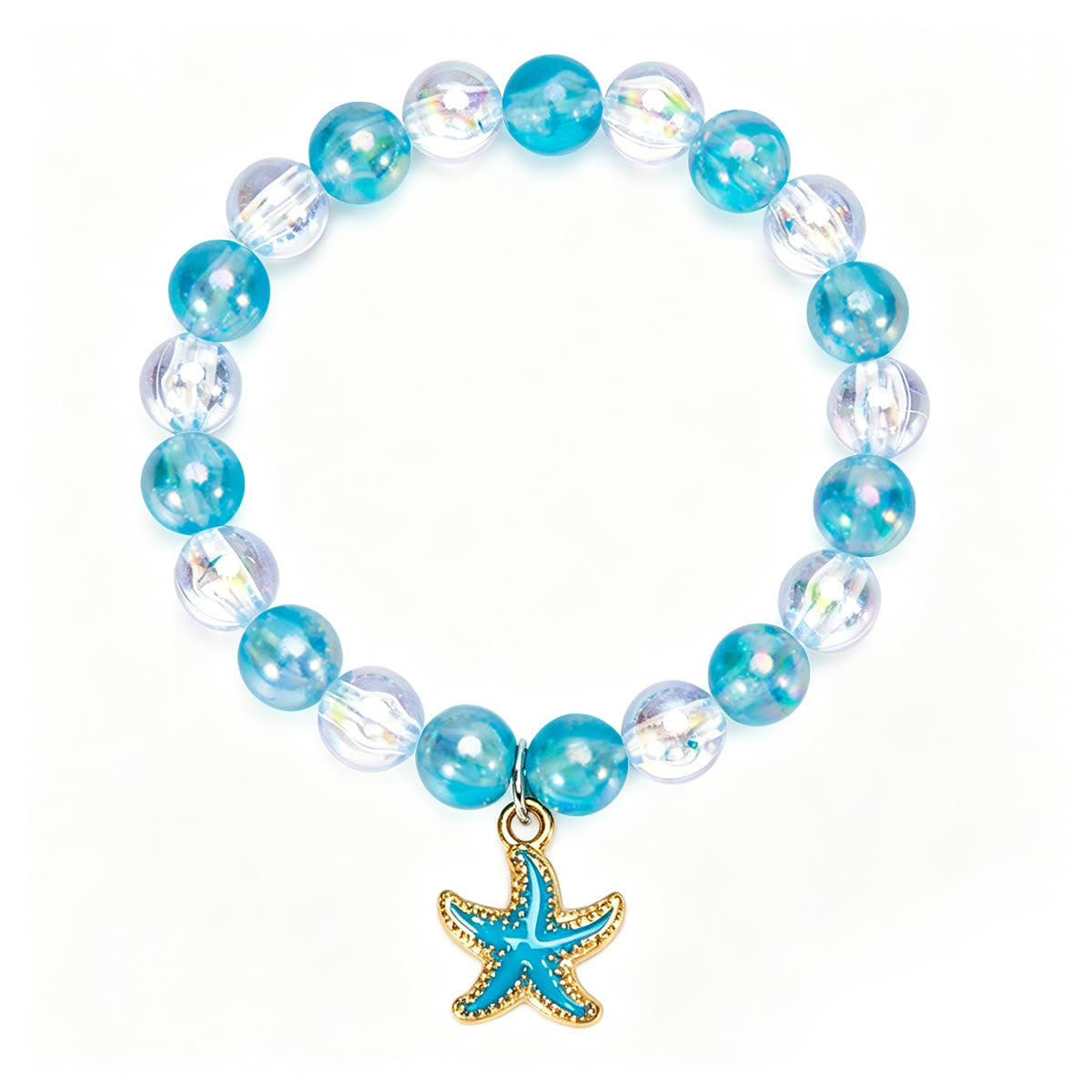 Cute Enamel Ocean Charm Stretch Bracelet - image 13