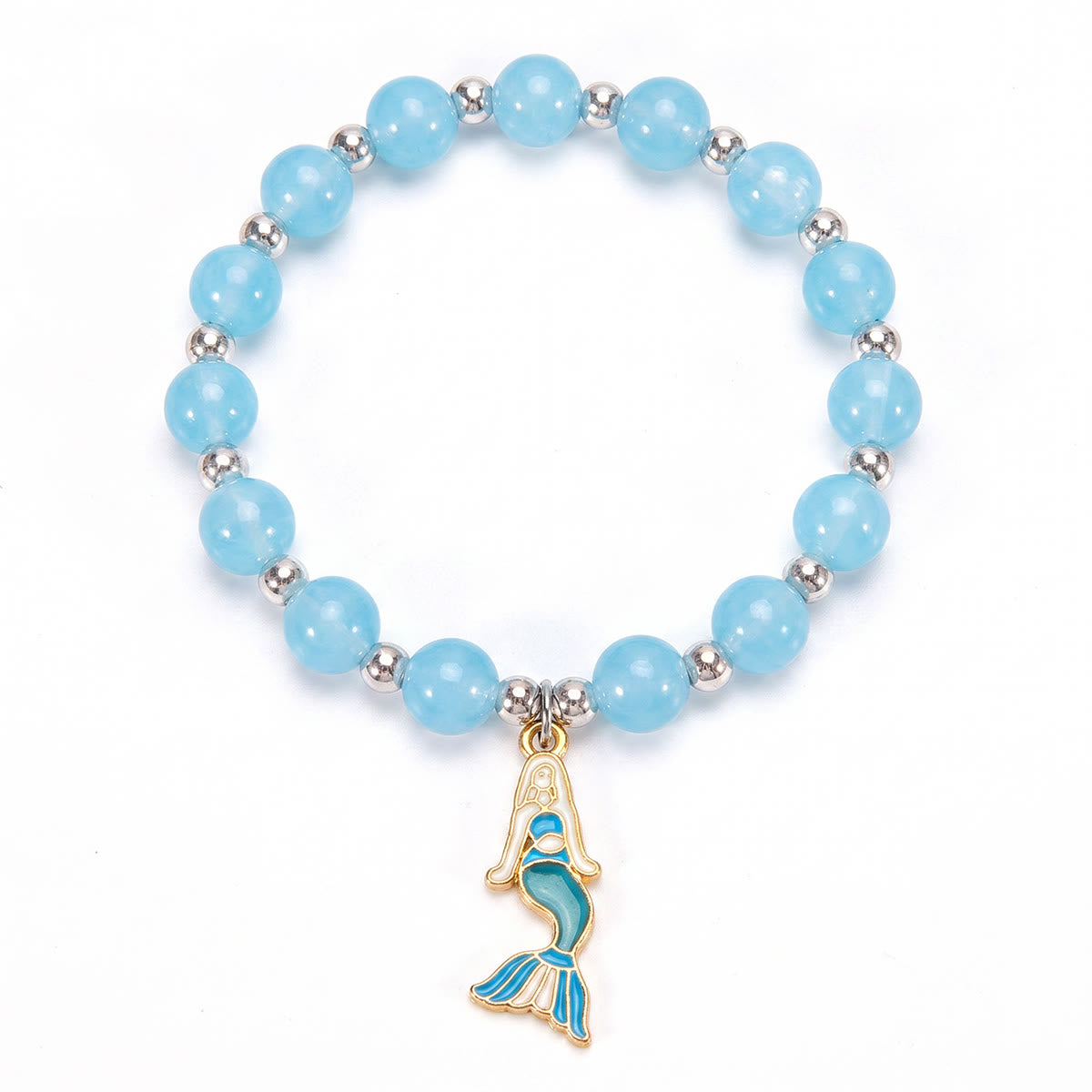 Cute Enamel Ocean Charm Stretch Bracelet - image 21