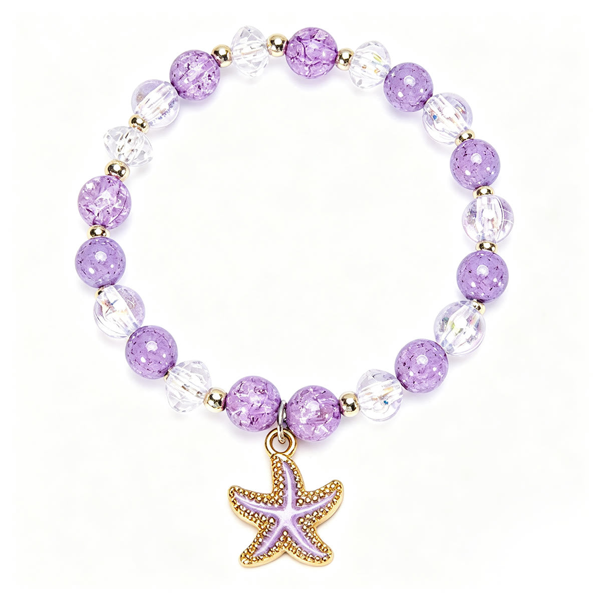 Cute Enamel Ocean Charm Stretch Bracelet - image 5
