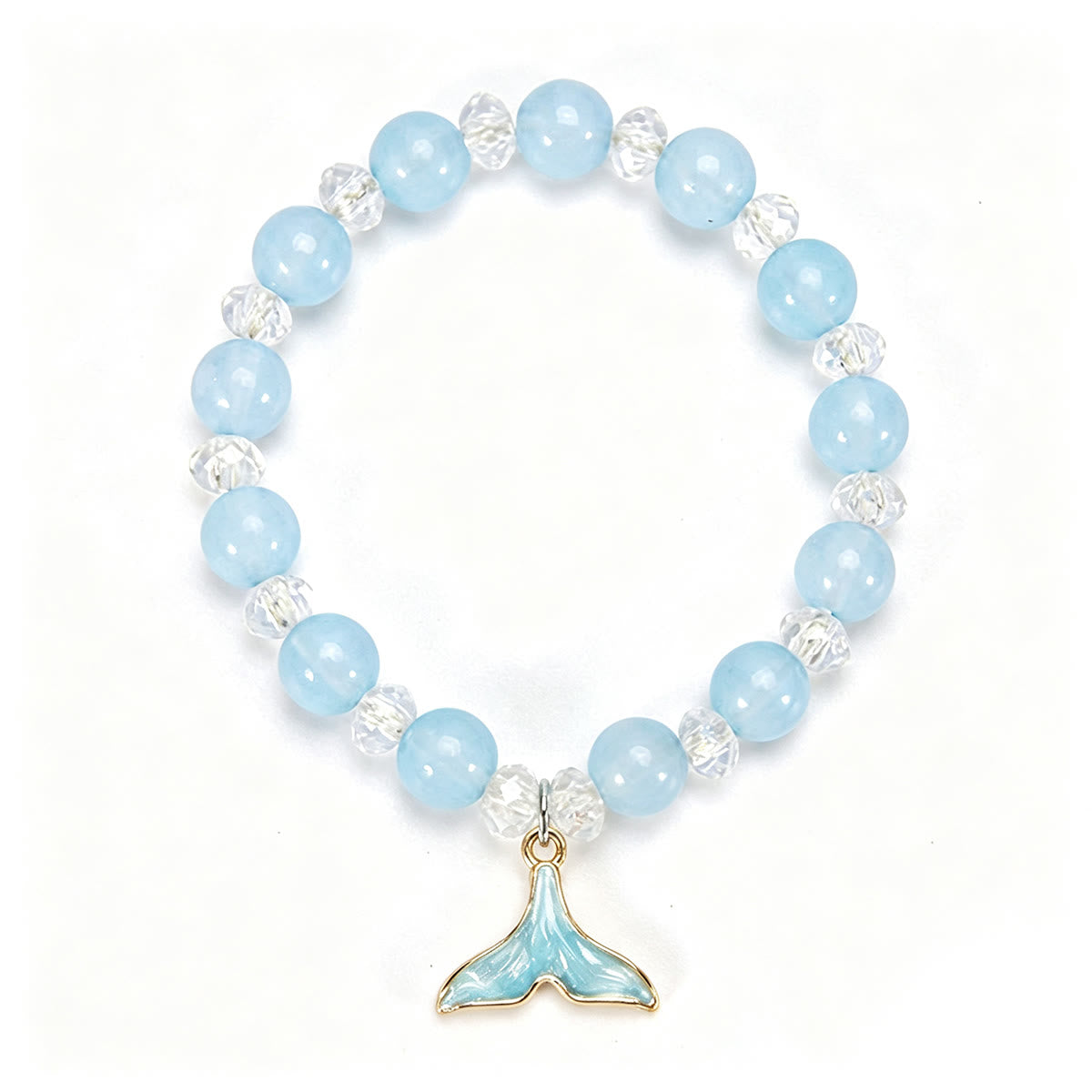 Cute Enamel Ocean Charm Stretch Bracelet - image 19