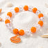 Cute Enamel Ocean Charm Stretch Bracelet - Orange Shell - image 8