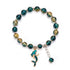 Nautical Charm Coloured Glaze Beaded Stretch Bracelet - image 10