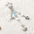 Mermaidcore Seashell & Dolphin Star Clasp Keychain - Silver - image 0