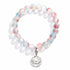 Crab Ocean Protector Reborn Bracelet – Recycled 8mm Frosted Gold-Speckled Glass Beads - image 11