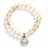 Crab Ocean Protector Reborn Bracelet – Recycled 8mm Frosted Gold-Speckled Glass Beads - image 9