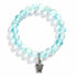 Supporting Ocean Cleanup Turtle Haven Reborn Bracelet – Recycled 8mm Frosted Gold-Speckled Glass Beads - image 7