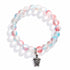 Supporting Ocean Cleanup Turtle Haven Reborn Bracelet – Recycled 8mm Frosted Gold-Speckled Glass Beads - image 11