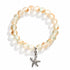Protect Marine Life Starfish Savior Reborn Bracelet – Recycled 8mm Frosted Gold-Speckled Glass Beads - image 11