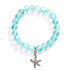 Protect Marine Life Starfish Savior Reborn Bracelet – Recycled 8mm Frosted Gold-Speckled Glass Beads - image 9