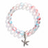 Protect Marine Life Starfish Savior Reborn Bracelet – Recycled 8mm Frosted Gold-Speckled Glass Beads - image 13
