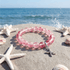 Protect Marine Life Starfish Savior Reborn Bracelet – Recycled 8mm Frosted Gold-Speckled Glass Beads - image 6