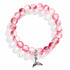 Supporting Ocean Cleanup Whale Tail Rescue Bracelet – Recycled 8mm Frosted Gold-Speckled Glass Beads - image 9