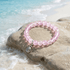 Protect Ocean Life Shell Pendant Rescue Bracelet – Recycled 8mm Frosted Gold-Speckled Glass Beads - image 5