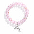 Protect Dolphins & Marine Life Rescue Bracelet – Recycled 8mm Frosted Gold-Speckled Glass Beads - image 9